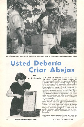 Usted Debería Criar Abejas - Mayo 1959