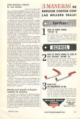 Cómo Enseñar a Nadar en Una Lección - Mayo 1959