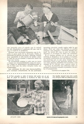Para el Excursionista - La Instalación de Tiendas de Campaña - Julio 1960