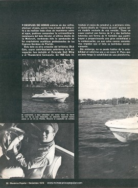 MP prueba el bote Air-Slot de la Wellcraft - Noviembre 1970