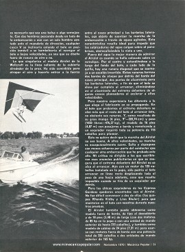 MP prueba el bote Air-Slot de la Wellcraft - Noviembre 1970