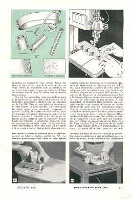 Use el Abrasivo-Lija Apropiado - Parte III - Agosto 1950