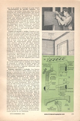 C&oacute;mo Reparar Enyesados - Diciembre 1951