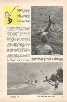 Para el pescador: Cómo Tentar a un Pez - Parte III - Agosto 1949