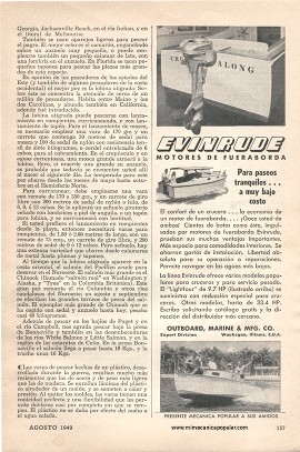 Para el pescador: Cómo Tentar a un Pez - Parte III - Agosto 1949
