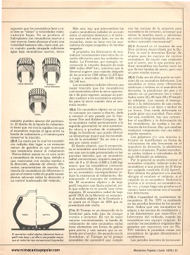 ¿Cuánto sabe Ud. sobre neumáticos? - Julio 1978