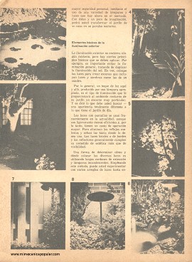 Ilumine su patio - Septiembre 1975