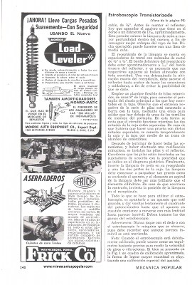 Estroboscopio Transistorizado - Octubre 1958