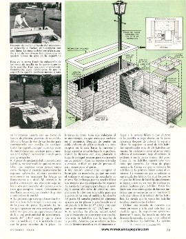 Conjunto de Parrilla y Macetero - Octubre 1963