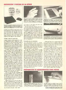 Repinte sus equipos domésticos - Abril 1985