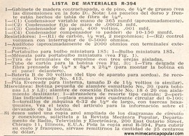 Receptor Miniatura para Experimentadores - Diciembre 1950