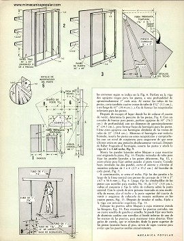 Caba&ntilde;as para Piscinas - Octubre 1962