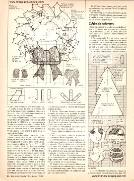 Decorando para navidad - Noviembre 1982