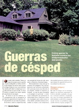 C&oacute;mo ganar la batalla contra las enfermedades del pasto - Junio 2001