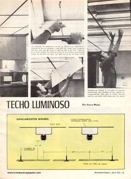 Haga Su Propio Techo Luminoso - Abril 1972