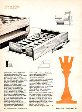 Juego de Ajedrez para Regalo de Navidad - Diciembre 1970