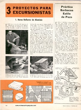 3 Proyectos Para Excursionistas - Septiembre 1968
