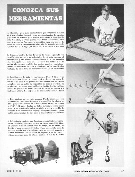 Conozca sus Herramientas - Enero 1963