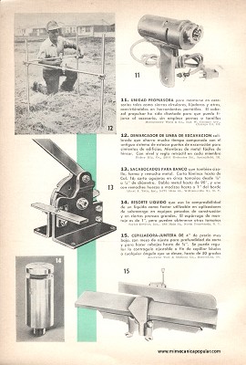 Conozca sus Herramientas - Julio 1960