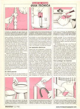 Cuidando la Plomer&iacute;a - Enero 1991
