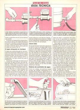 Cuidando la Plomer&iacute;a - Enero 1991