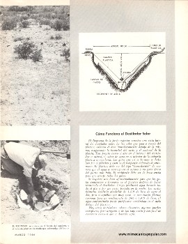 Destilador Solar Que Produce Agua - Marzo 1966
