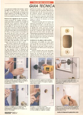Instale una cerradura - Julio 1994