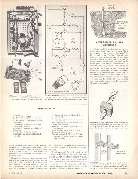 Construye un Micr&oacute;fono Inal&aacute;mbrico de Bolsillo - Abril 1966
