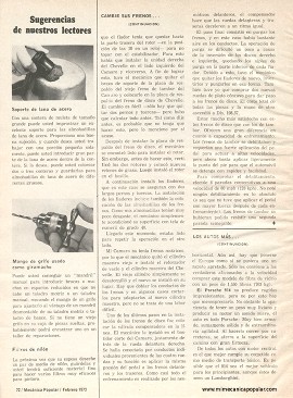 Los Autos más Emocionantes del Mundo - Febrero 1973