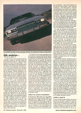 General Motors: modelos 1986 - Diciembre 1985