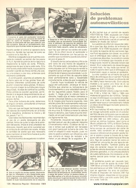 Déle mantenimiento a su segadora de césped - Diciembre 1985