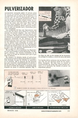 Pinte con Pulverizador - Marzo 1958
