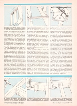 C&oacute;mo instalar una escalera al &aacute;tico - Mayo 1988