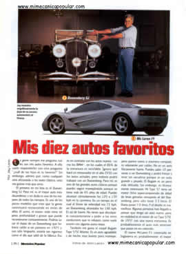 Mis diez autos favoritos - Por Jay Leno