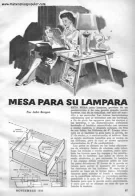 Mesa Para Su Lámpara