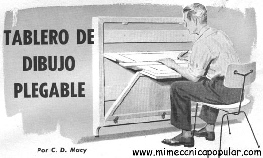 Tablero de Dibujo Plegable - Por C. D. Macy