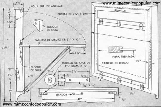 Tablero de Dibujo Plegable - Por C. D. Macy