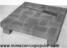 Tajo que Sirve Tambi&eacute;n como Bandeja para Bocadillos