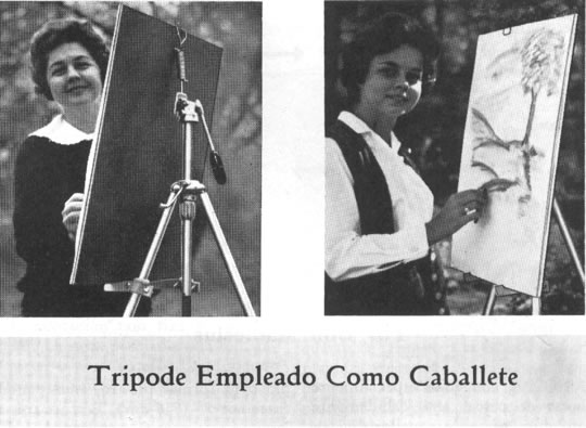 Trípode Empleado Como Caballete