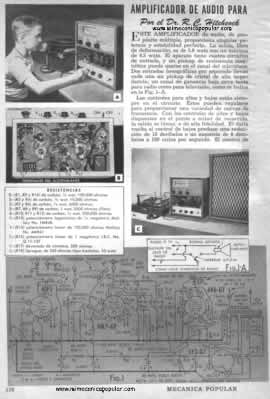 Amplificador de Audio Para Casi Cualquier Prop&oacute;sito - Abril 1952