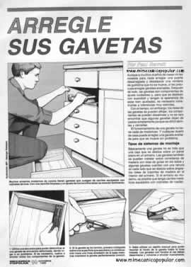 Arregle sus Gavetas