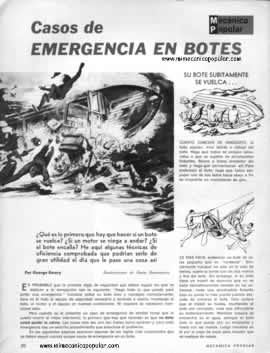 Casos de Emergencia en Botes