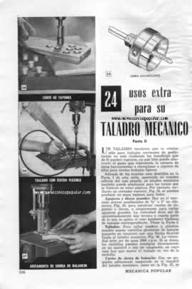 24 usos extra para su Taladro Mecánico - Parte II