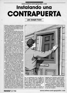 Instalando una Contrapuerta