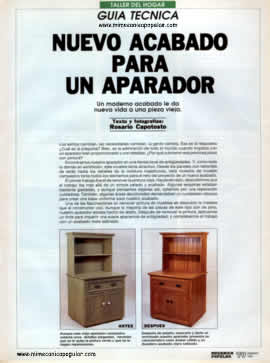 Nuevo Acabado Para Un Aparador