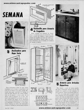 5 Proyectos para fin de semana - Mayo 1967