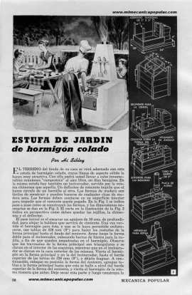 Estufa de Jardín de hormigón colado - Julio 1948