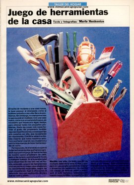 Juego de herramientas de la casa - Julio 1993