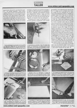 Minicurso: Montando sus cuadros - Mayo 1989