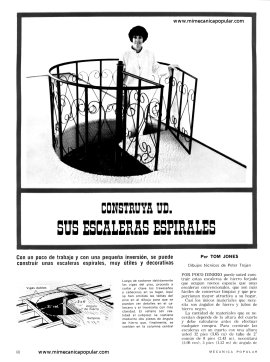 Construya Ud. Sus Escaleras de Espirales - Abril 1970
